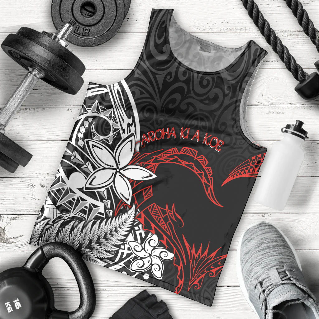 New Zealand Aotearoa Valentine Men Tank Top Couple Maori Aroha Ki a Koe Ver.02 LT7 - Polynesian Pride
