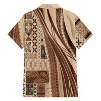 Pasifika Women's Day - Samoa Siapo Malu Tattoo Inspired Hawaiian Shirt Beige LT7 - Polynesian Pride
