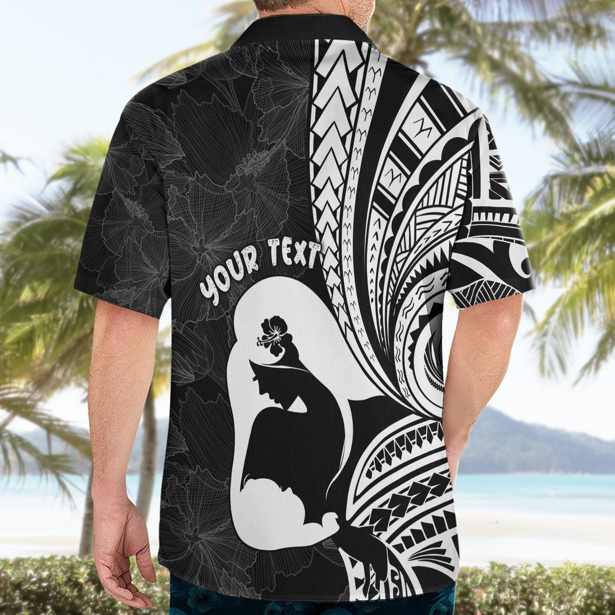 Mother's Day Hawaiian Shirt Polynesia Vintage Hibiscus - Black LT7 - Polynesian Pride