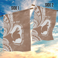 Mother's Day Garden Flag Polynesia Vintage Hibiscus - Brown LT7 - Polynesian Pride