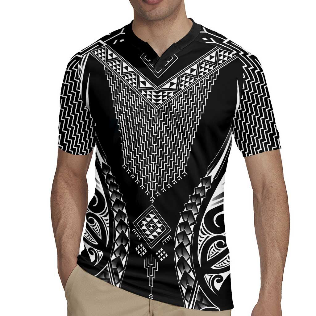2025 Rugby Championship New Zealand Custom Rugby Jersey Poutama Motifs - Polynesian Pride