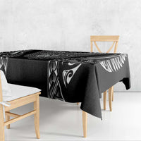 2025 Rugby Championship New Zealand Custom Tablecloth Poutama Motifs - Polynesian Pride