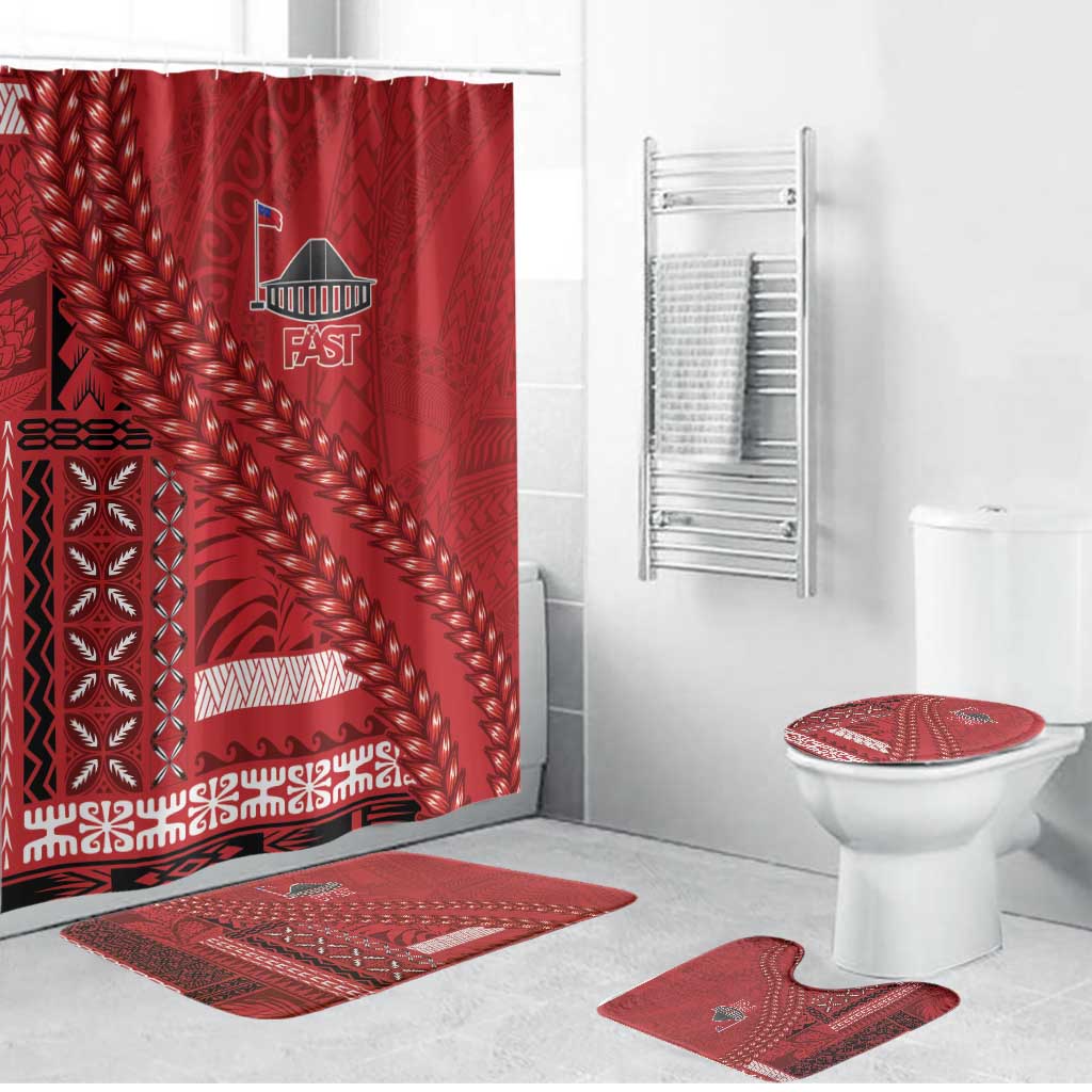 Samoa FAST Siapo Bathroom Set Tatau-Ulafala Vines - Polynesian Pride