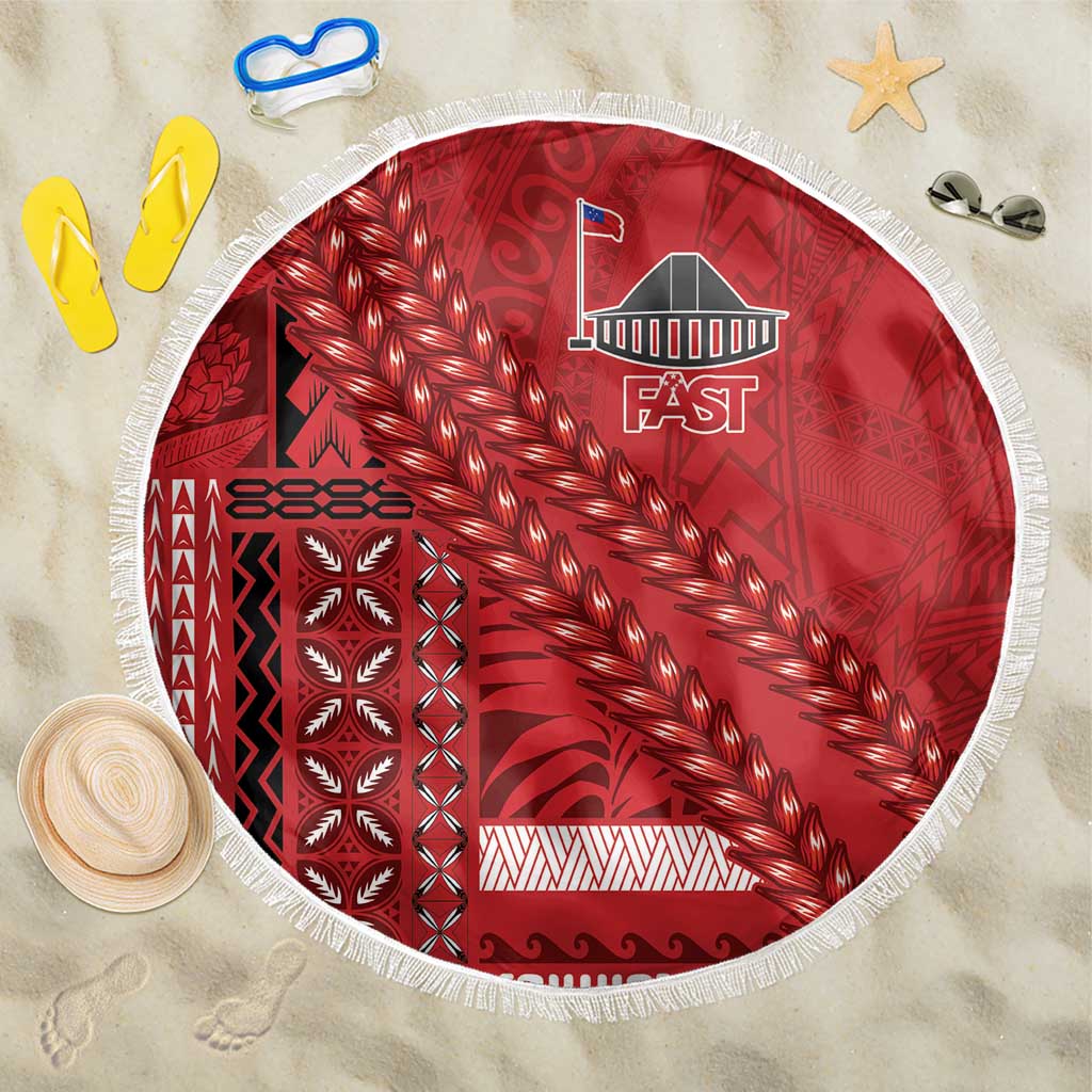 Samoa FAST Siapo Beach Blanket Tatau-Ulafala Vines - Polynesian Pride