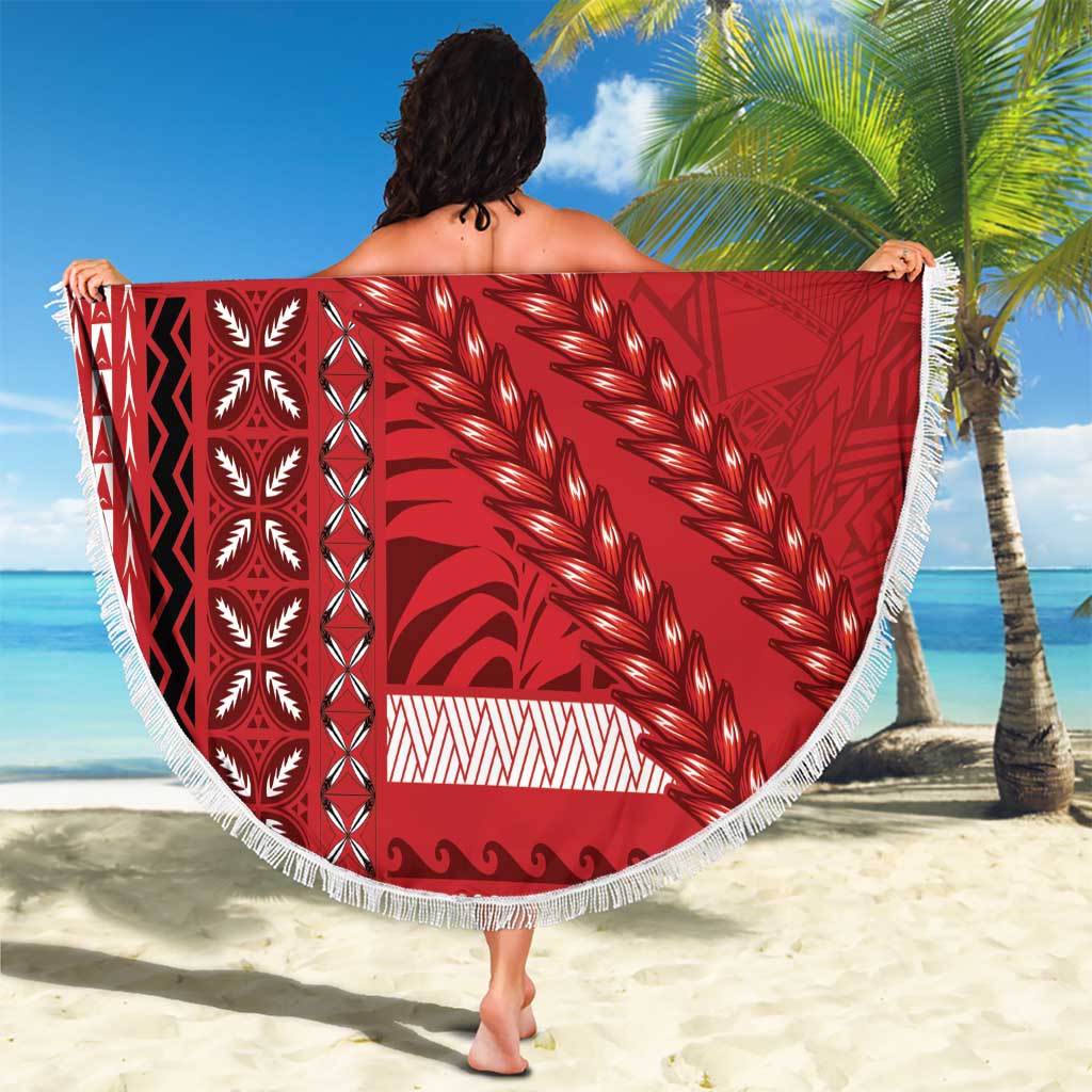 Samoa FAST Siapo Beach Blanket Tatau-Ulafala Vines - Polynesian Pride