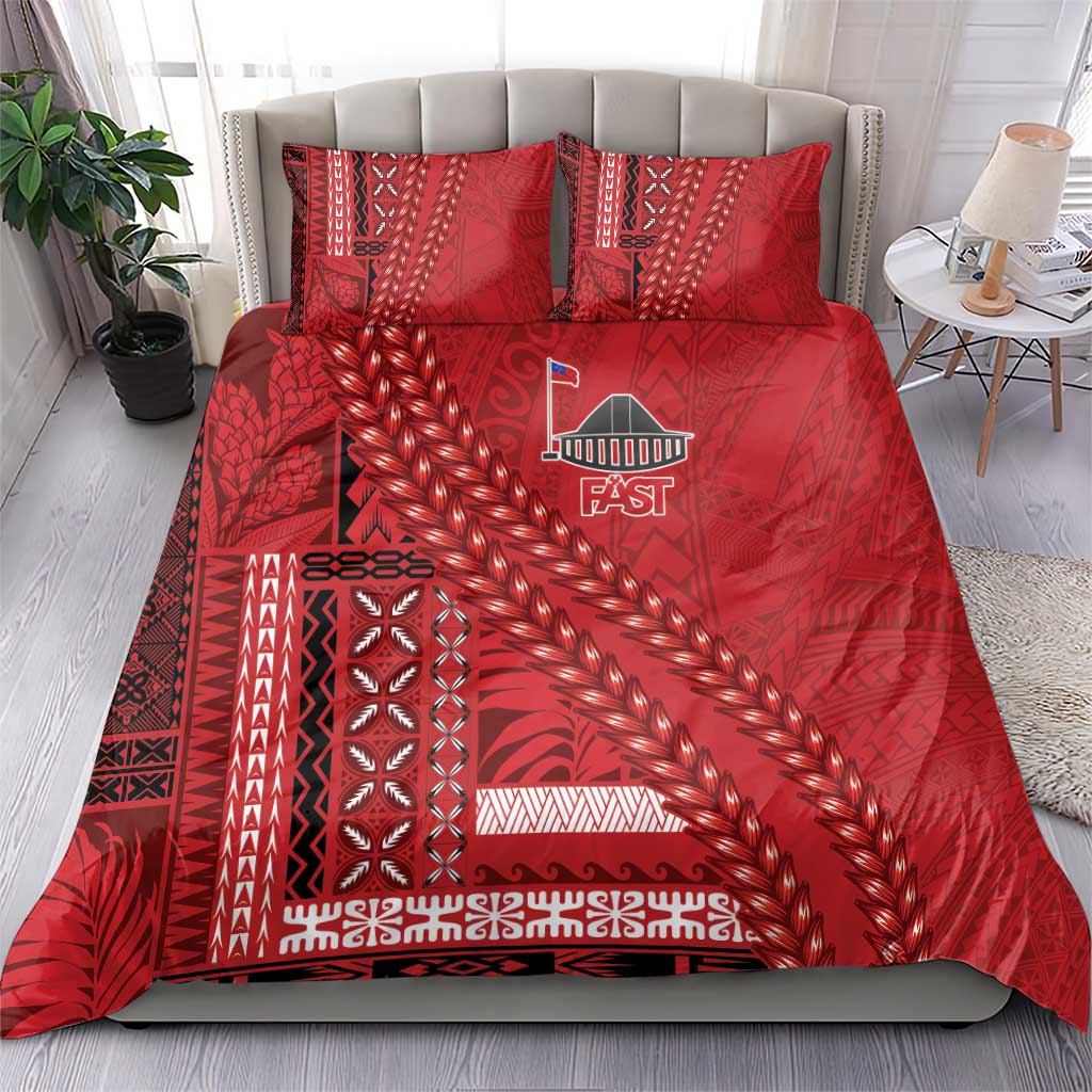 Samoa FAST Siapo Bedding Set Tatau-Ulafala Vines - Polynesian Pride