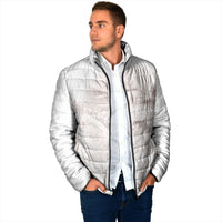 Samoa Lotu Tamaiti White Prayers Padded Jacket Floral Mamanu Siapo LT7 - Polynesian Pride