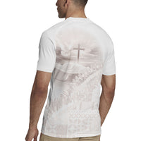 Samoa Lotu Tamaiti White Prayers Rugby Jersey Floral Mamanu Siapo LT7 - Polynesian Pride