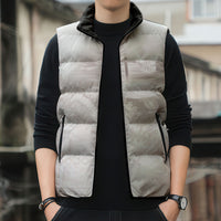 Samoa Lotu Tamaiti White Prayers Sleeveless Puffer Jacket Floral Mamanu Siapo LT7 - Polynesian Pride