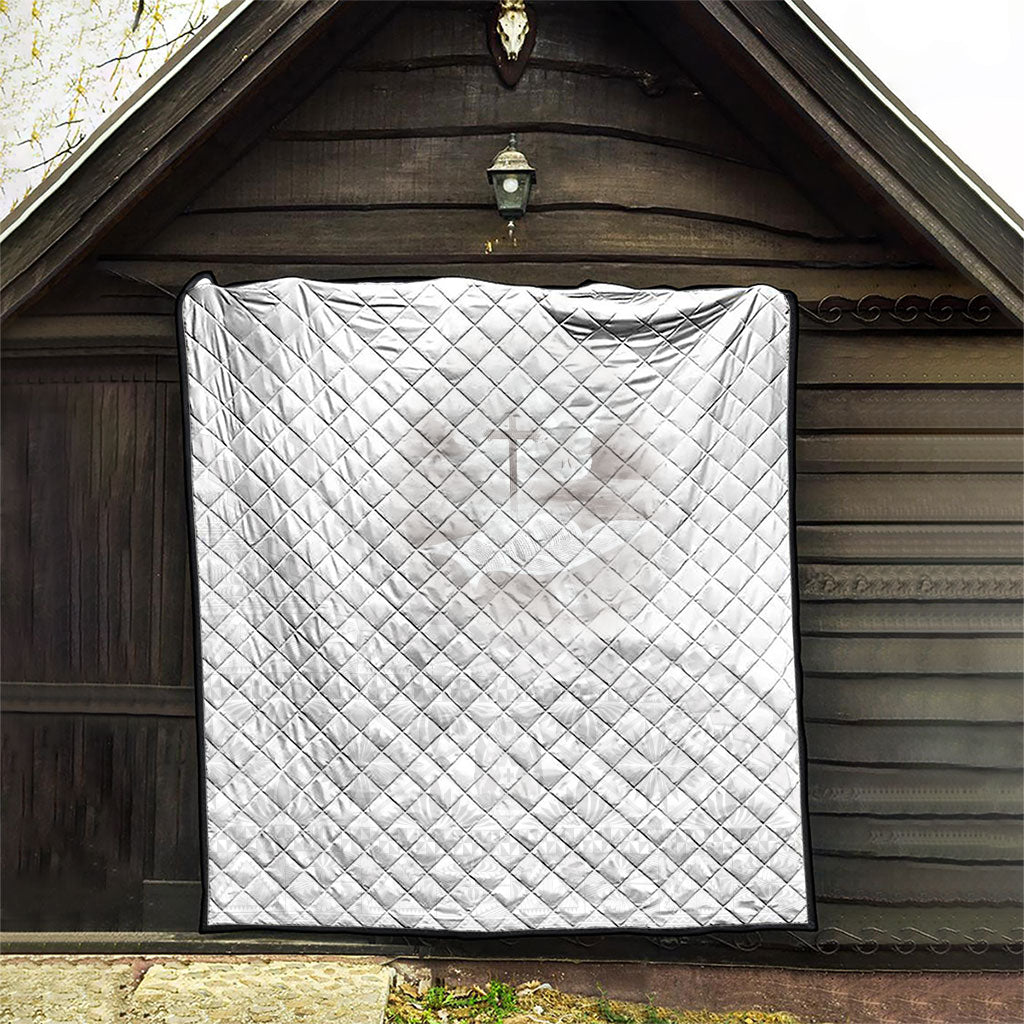 Tonga White Sunday Fakame Quilt Tokelaufeletoa Kupesi LT7 - Polynesian Pride