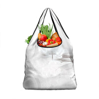 Niue White Sunday Tapu Fanau Grocery Bag Fiti Pua Mix Hiapo Tapa LT7 1-pack One Size White - Polynesian Pride