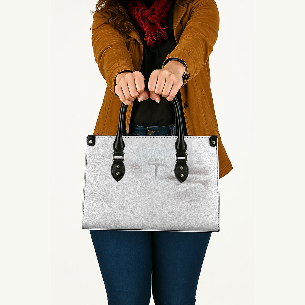 Niue White Sunday Tapu Fanau Leather Bag Fiti Pua Mix Hiapo Tapa LT7 - Polynesian Pride