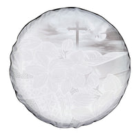 Niue White Sunday Tapu Fanau Spare Tire Cover Fiti Pua Mix Hiapo Tapa LT7 - Polynesian Pride