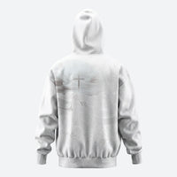 Niue White Sunday Tapu Fanau Zip Hoodie Fiti Pua Mix Hiapo Tapa LT7 - Polynesian Pride