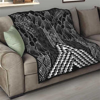 Aotearoa Taniko Pattern Quilt Poutama Mix Kowhai Flowers