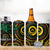 Vanuatu Personalized Aboriginal Arts 4 in 1 Can Cooler Tumbler Turtle and Iguana Special - Polynesian Pride