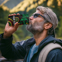 Vanuatu Personalized Aboriginal Arts 4 in 1 Can Cooler Tumbler Turtle and Iguana Special - Polynesian Pride