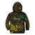 Vanuatu Personalized Aboriginal Arts Kid Hoodie Turtle and Iguana Special - Polynesian Pride