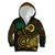 Vanuatu Personalized Aboriginal Arts Kid Hoodie Turtle and Iguana Special - Polynesian Pride