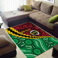 Vanuatu Personalized Tribal Area Rug Aboriginal Inspired Mix Style - Polynesian Pride
