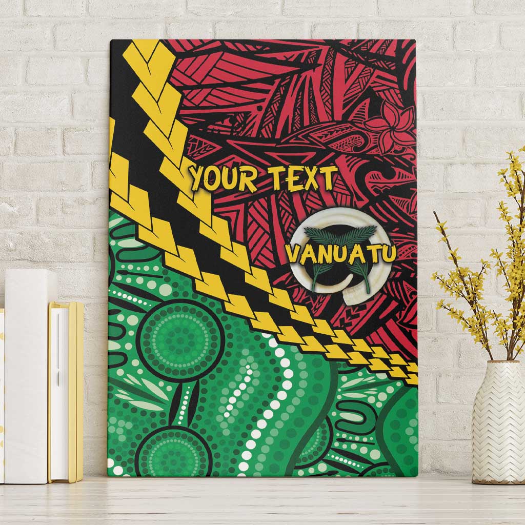 Vanuatu Personalized Tribal Canvas Wall Art Aboriginal Inspired Mix Style - Polynesian Pride