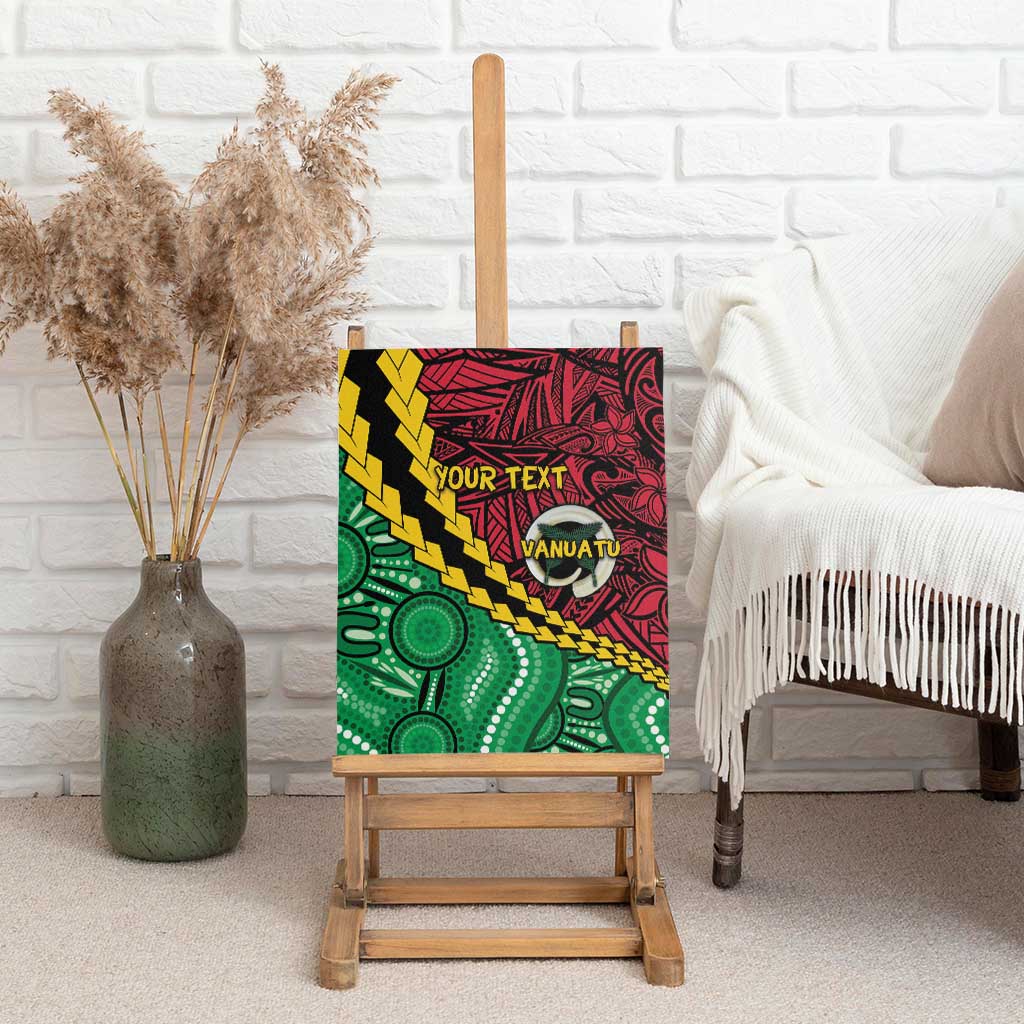 Vanuatu Personalized Tribal Canvas Wall Art Aboriginal Inspired Mix Style - Polynesian Pride