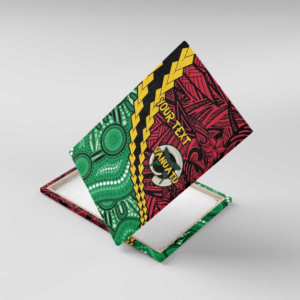 Vanuatu Personalized Tribal Canvas Wall Art Aboriginal Inspired Mix Style - Polynesian Pride
