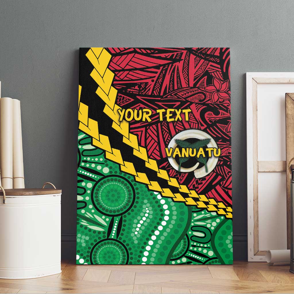 Vanuatu Personalized Tribal Canvas Wall Art Aboriginal Inspired Mix Style - Polynesian Pride