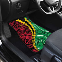 Vanuatu Personalized Tribal Car Mats Aboriginal Inspired Mix Style - Polynesian Pride