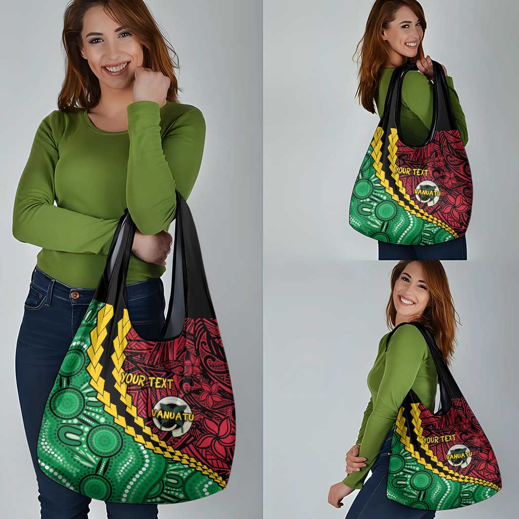 Vanuatu Personalized Tribal Grocery Bag Aboriginal Inspired Mix Style - Polynesian Pride