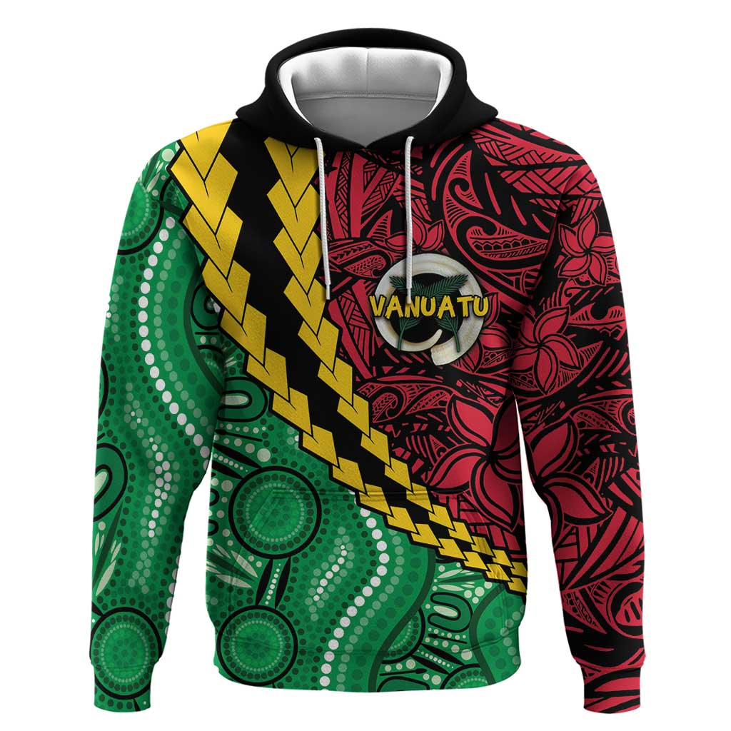 Vanuatu Personalized Tribal Hoodie Aboriginal Inspired Mix Style LT7 Pullover Hoodie Colorful - Polynesian Pride