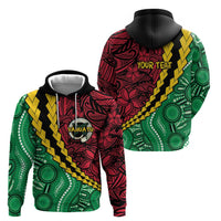 Vanuatu Personalized Tribal Hoodie Aboriginal Inspired Mix Style LT7 - Polynesian Pride