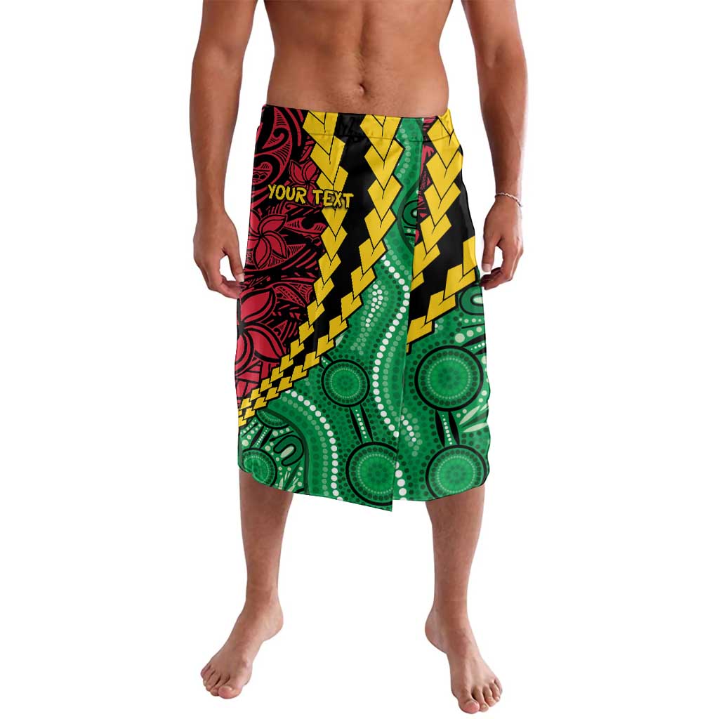 Vanuatu Personalized Tribal Lavalava Aboriginal Inspired Mix Style - Polynesian Pride