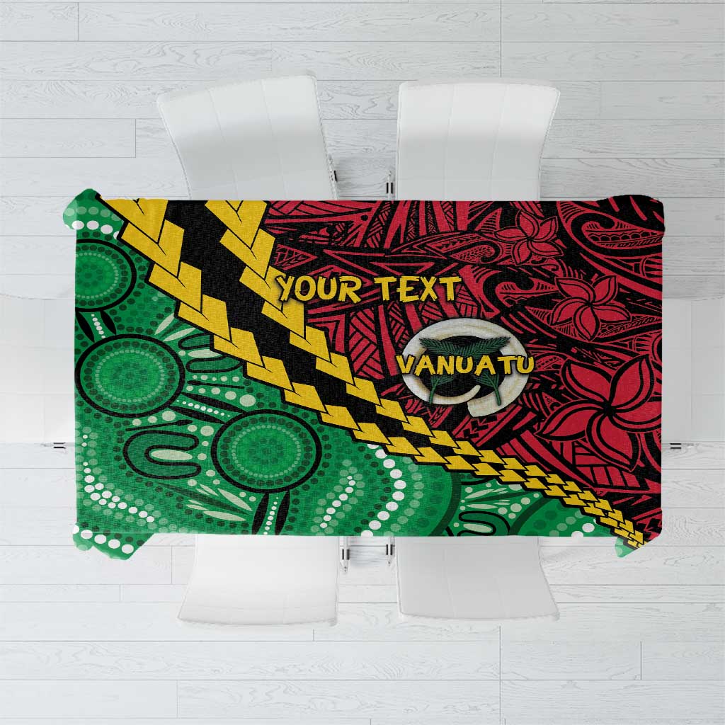 Vanuatu Personalized Tribal Tablecloth Aboriginal Inspired Mix Style - Polynesian Pride
