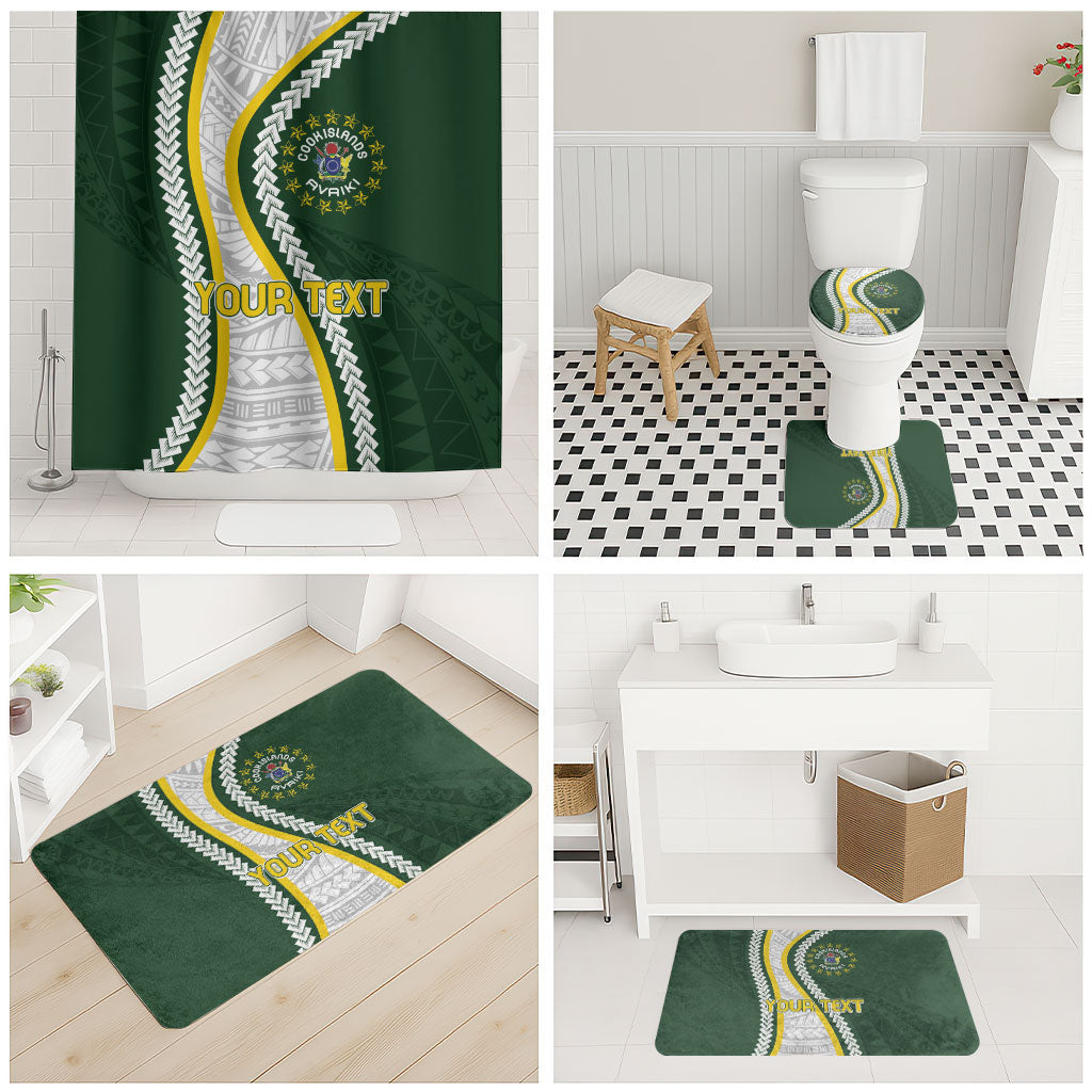 Cook Islands Rugby Personalized Avaiki Bathroom Set GO Kuki
