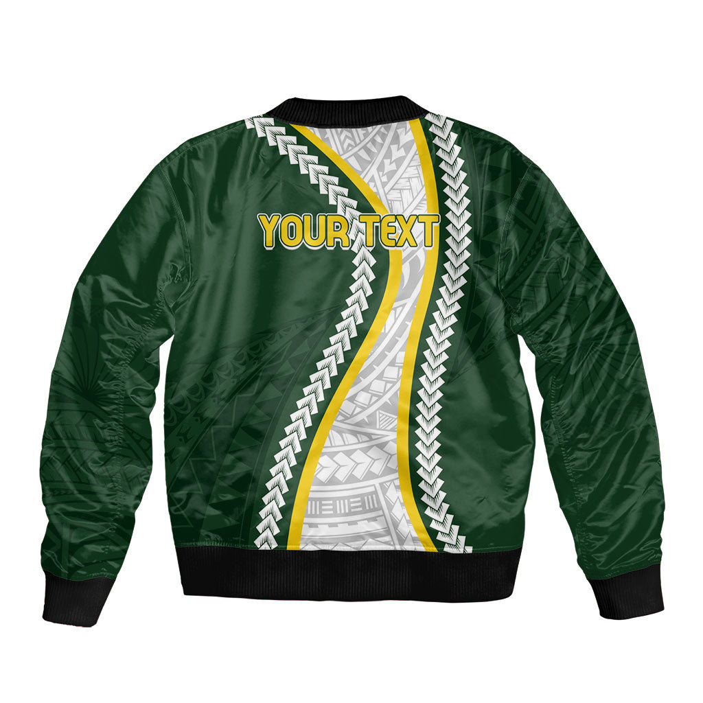 Cook Islands Rugby Personalized Avaiki Bomber Jacket GO Kuki