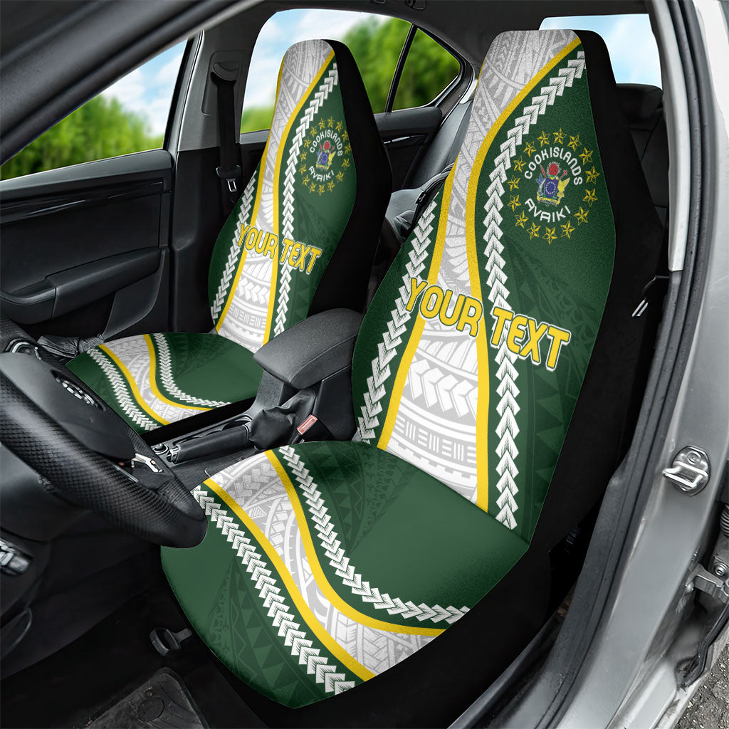Cook Islands Rugby Personalized Avaiki Car Seat Cover GO Kuki