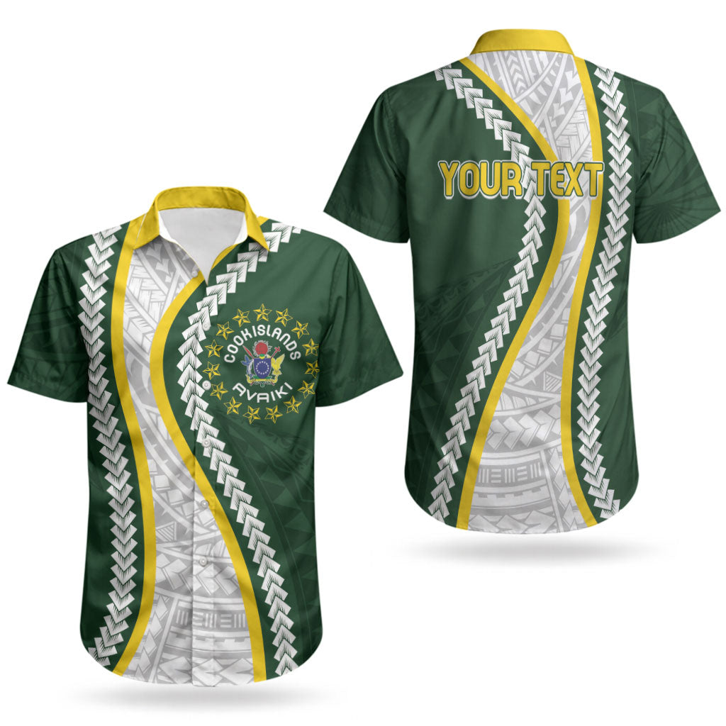 Cook Islands Rugby Personalized Avaiki Couples Matching Mermaid Dress and Hawaiian Shirt GO Kuki