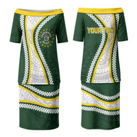 Cook Islands Rugby Personalized Avaiki Couples Matching Puletasi and Hawaiian Shirt GO Kuki
