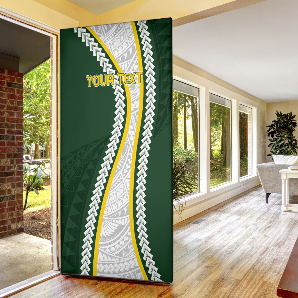 Cook Islands Rugby Personalized Avaiki Door Cover GO Kuki