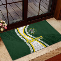Cook Islands Rugby Personalized Avaiki Rubber Doormat GO Kuki