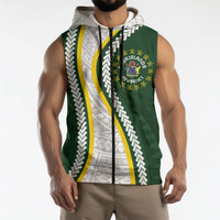 Cook Islands Rugby Personalized Avaiki Sleeveless Zip Hoodie GO Kuki