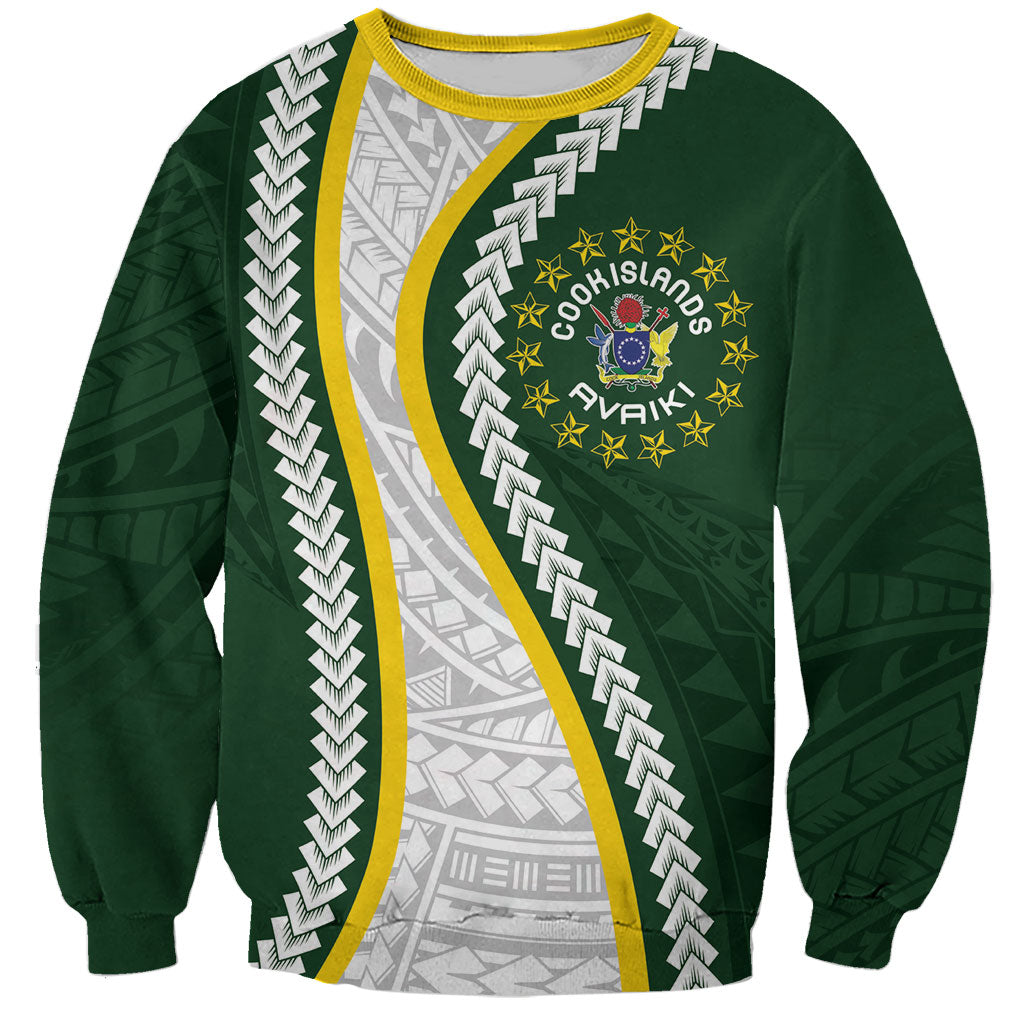 Cook Islands Rugby Personalized Avaiki Sweatshirt GO Kuki