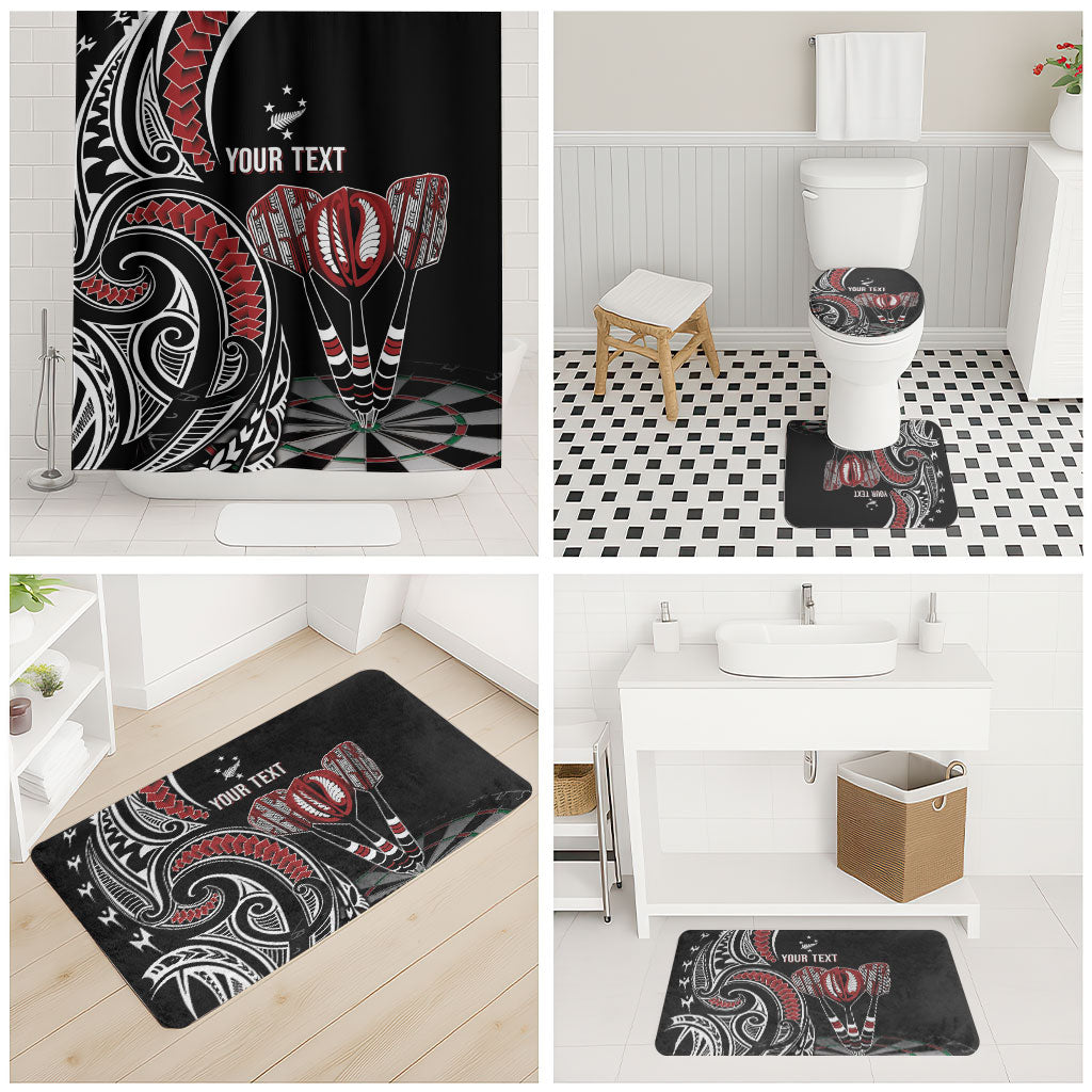 New Zealand Darts Personalized Hei Manaia Bathroom Set Classic Kowhaiwhai