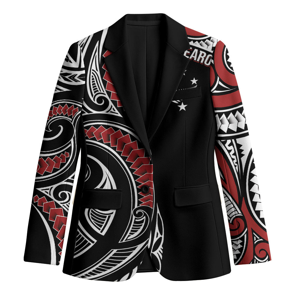 New Zealand Darts Personalized Hei Manaia Blazer Classic Kowhaiwhai