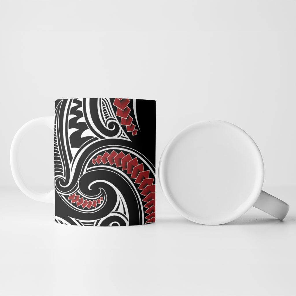 New Zealand Darts Hei Manaia Ceramic Mug Classic Kowhaiwhai