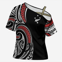 New Zealand Darts Personalized Hei Manaia Cross Shoulder Shirt Classic Kowhaiwhai