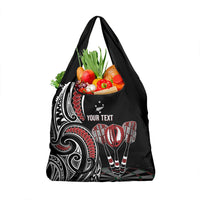 New Zealand Darts Personalized Hei Manaia Grocery Bag Classic Kowhaiwhai