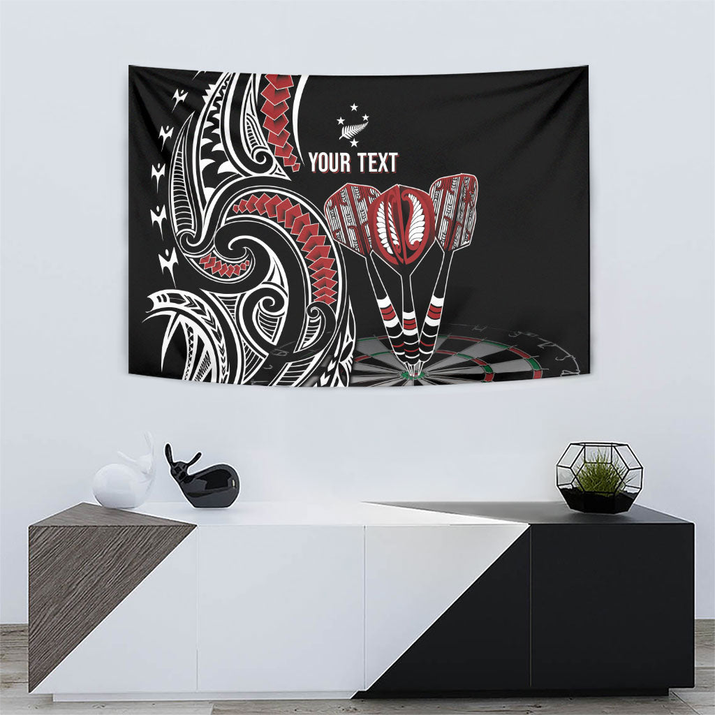 New Zealand Darts Personalized Hei Manaia Tapestry Classic Kowhaiwhai LT7 - Polynesian Pride