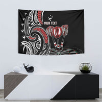 New Zealand Darts Personalized Hei Manaia Tapestry Classic Kowhaiwhai LT7 - Polynesian Pride